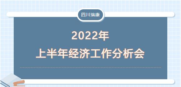 四川瑞康召開2022年上半年經濟活動分(fēn)析會